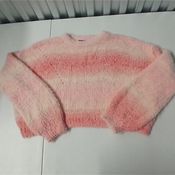 Wild Fable Sweater Women's Size XL Peach Oversized Boxy Fuzzy Pullover Cozycore - Picture 9 of 10